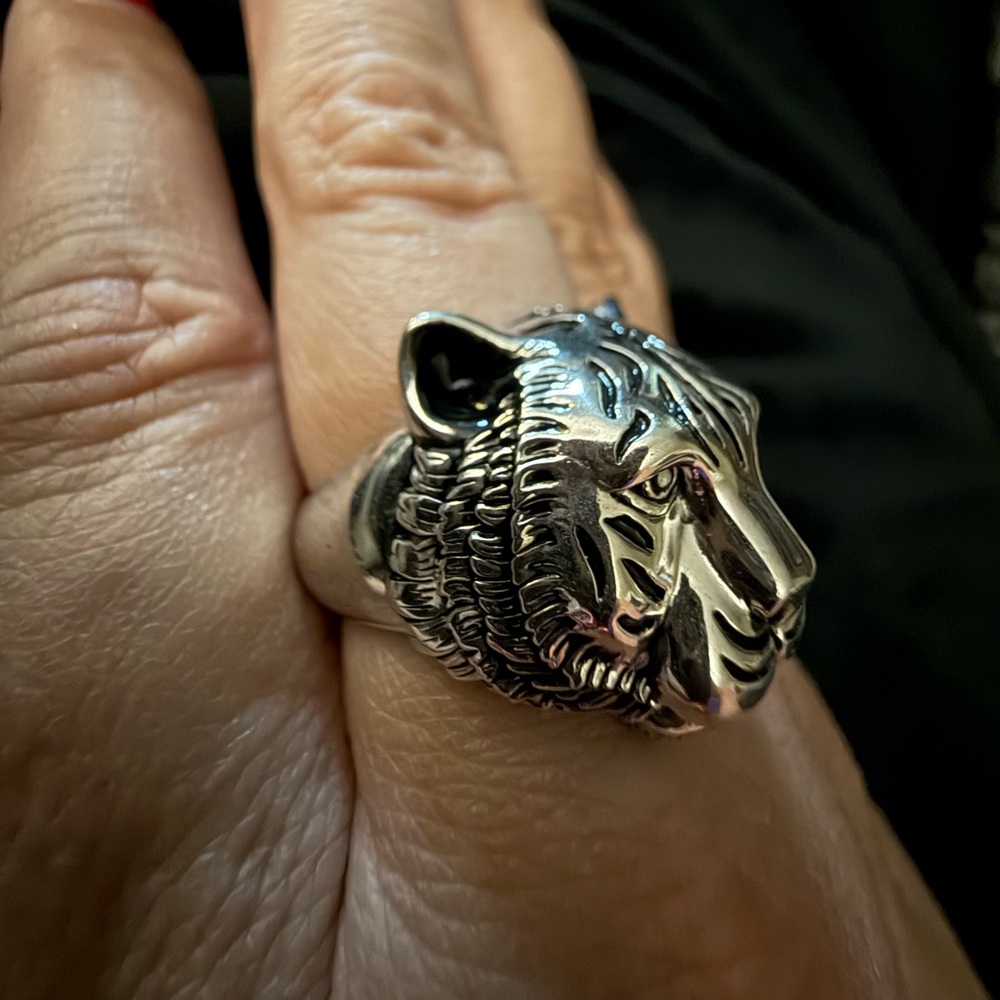 NWT Effy tiger face ring, size 10 - Picture 3 of 7